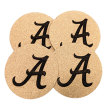 University of Alabama Crimson Tide Cork Coaster Set