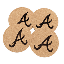 Atlanta Braves Cork Coaster Set