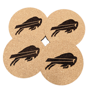 Buffalo Bills Cork Coaster Set