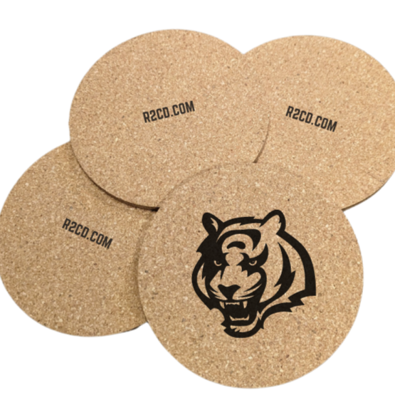 Cincinnati Bengals Cork Coaster Set