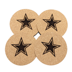 Dallas Cowboys Cork Coaster Set