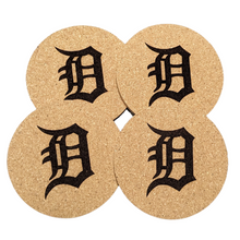 Detroit Tigers Cork Coaster Set