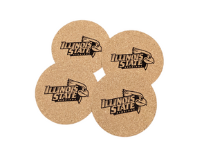 Illinois State Redbirds Cork Coaster Set