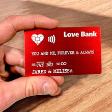 Love Bank Engraved Wallet