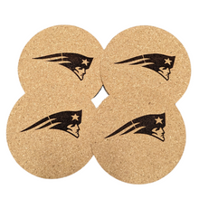 New England Patriots Cork Coaster Set