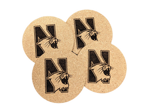 Northwestern Wildcats Cork Coaster Set