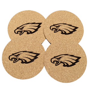 Philadelphia Eagles Cork Coaster Set