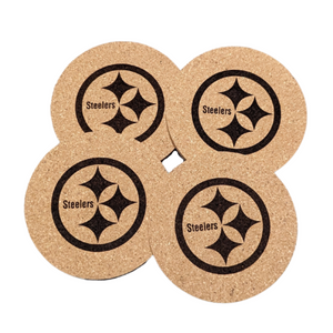 Pittsburgh Steelers Cork Coaster Set