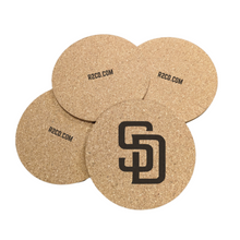 San Diego Padres Cork Coaster Set