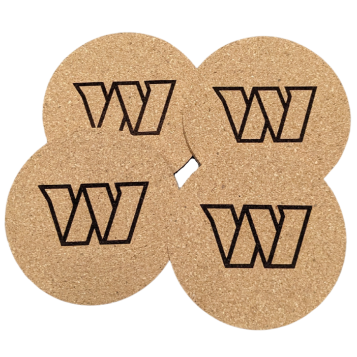 Washington Commanders Cork Coaster Set