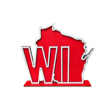 Wisconsin Badgers Mini Shelf Sign