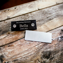 Engraved Pet Plaque Plate