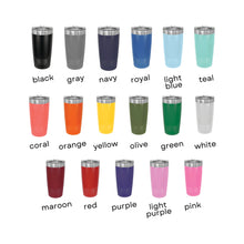 custom engraved tumblers colors