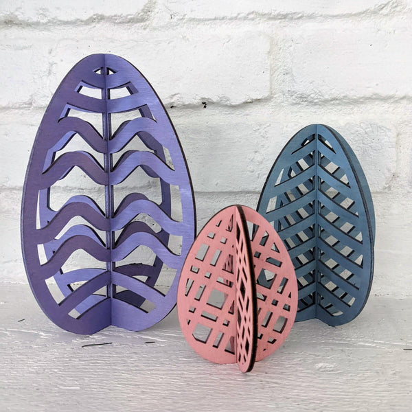 3 Tiered Pattern Egg Set - R2 Creative Designs