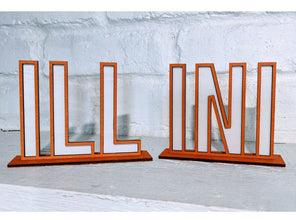 ILL-INI University of Illinois Shelf Sign - R2 Creative Designs